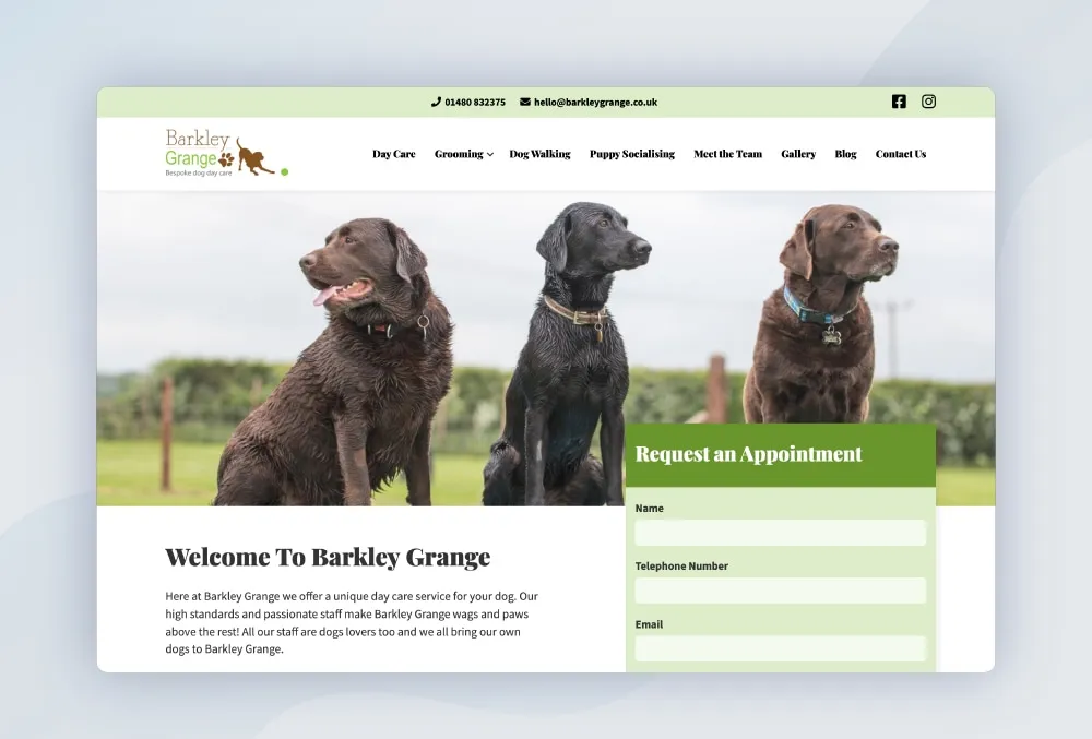 Barkley Grange Website