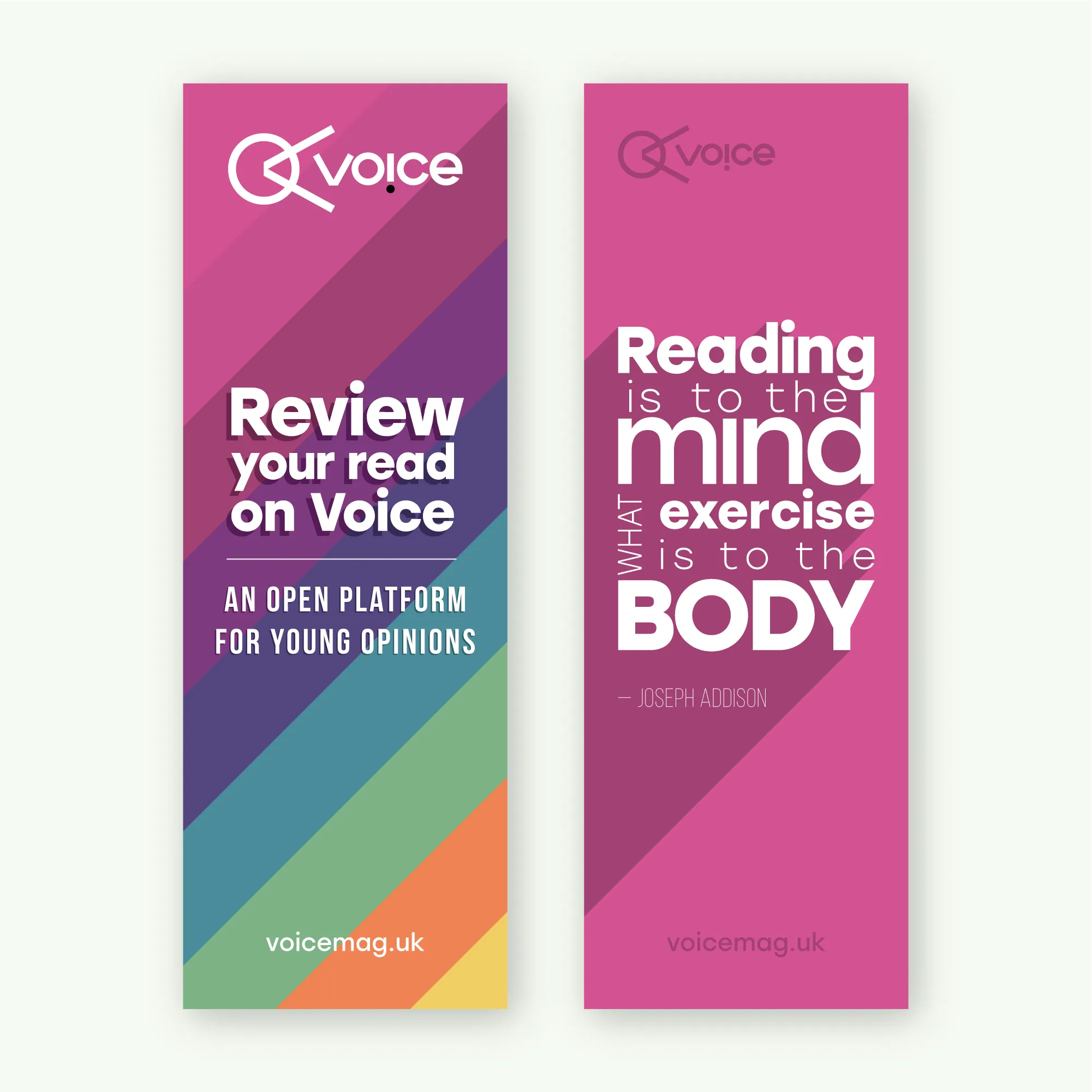 Bookmark design for Voice